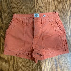 BDG Orange Carpenter Shorts